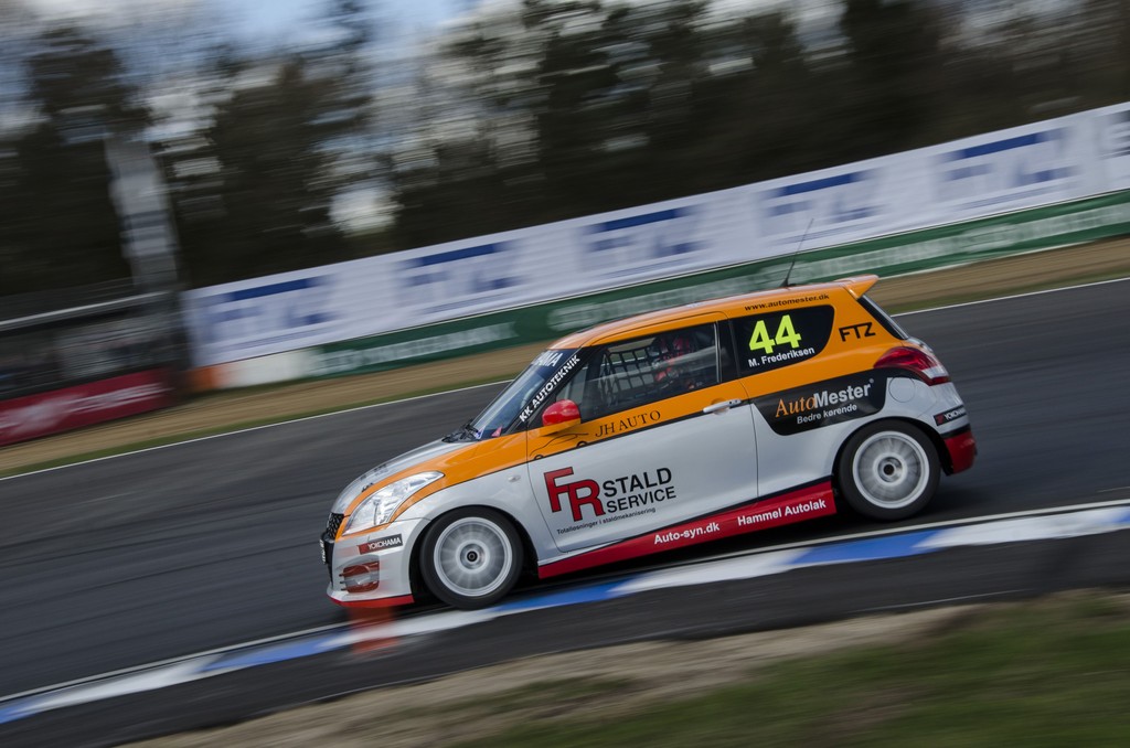 Mads Hedegaard Frederiksen – totalt dominerende denne weekend på Ring Djursland.
(Foto: Denner Photo)